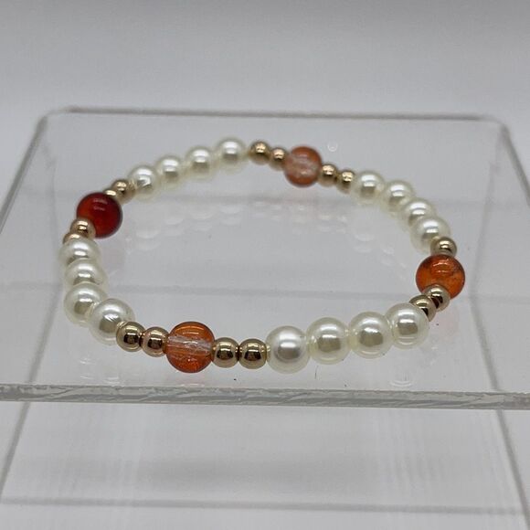 NWT Wool + Pepper Co. Fall 2021 Glass Bracelet - Picture 5 of 6